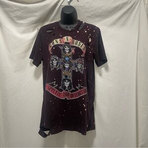 Guns and Roses Destructed Tee
